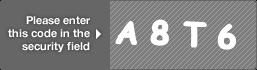 captcha code for visual authentication  letter A number 8 letter T number 6