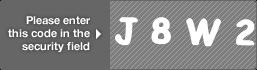 captcha code for visual authentication  letter J number 8 letter W number 2