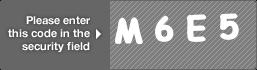 captcha code for visual authentication  letter M number 6 letter E number 5