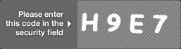 captcha code for visual authentication  letter H number 9 letter E number 7