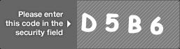 captcha code for visual authentication  letter D number 5 letter B number 6