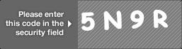 captcha code for visual authentication  number 5 letter N number 9 letter R