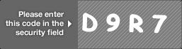 captcha code for visual authentication  letter D number 9 letter R number 7