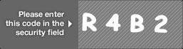 captcha code for visual authentication  letter R number 4 letter B number 2