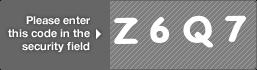 captcha code for visual authentication  letter Z number 6 letter Q number 7