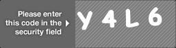 captcha code for visual authentication  letter Y number 4 letter L number 6
