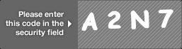 captcha code for visual authentication  letter A number 2 letter N number 7
