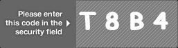 captcha code for visual authentication  letter T number 8 letter B number 4