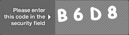 captcha code for visual authentication  letter B number 6 letter D number 8