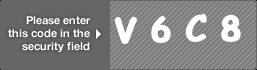 captcha code for visual authentication  letter V number 6 letter C number 8