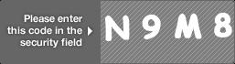 captcha code for visual authentication  letter N number 9 letter M number 8