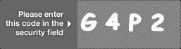 captcha code for visual authentication  letter G number 4 letter P number 2