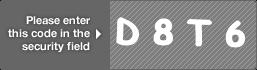 captcha code for visual authentication  letter D number 8 letter T number 6