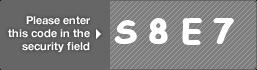 captcha code for visual authentication  letter S number 8 letter E number 7