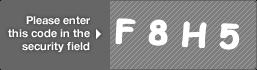 captcha code for visual authentication  letter F number 8 letter H number 5