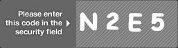 captcha code for visual authentication  letter N number 2 letter E number 5