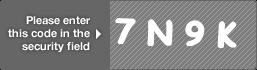 captcha code for visual authentication  number 7 letter N number 9 letter K
